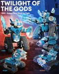 Opmind 5 in 1 STEM RC Robot Building Kit, 398PCS APP & Remote Control Blocks DIY Engineering Robotics, Erector Science Set for Kids Age 6 7 8 9 10 11 12+, Educational Learn Toys Gift for Boys & Girls
