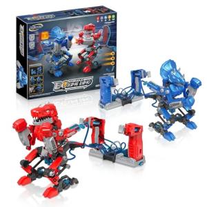 RiteHold Hydraulic Boxing Bots, Building Kit for Kids, Build 2 Hydraulic-Powered Battle Robots for Kids, STEM Educational Fighting Robots Toy Set, Gift Idea for Birthday for Boys & Girls Ages 11-16