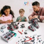 Opmind 5 in 1 STEM RC Robot Building Kit, APP & Remote Control Samurai/Ninja Blocks 419 Pcs, Erector Set RC Toy for Kids, DIY Build Science Educational Gift for Age 6 7 8 9 10 11 12+ Boys & Girls
