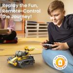 Sillbird Robot Building Kit with Remote Control for Boys Ages 8-14, STEM Coding Robotics Technic Toy Birthday Creative Gifts for Kids, Buildable 5in1 Models with 435 Pieces