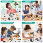 Opmind 5 in 1 STEM Remote Control Building Kit, 392Pcs Blocks Erector Projects Set Toys for Kids Age 8-12, Build a Tank/Robot/AVT DIY Science Educate 6 7 9 10 11 Years Old for Boys & Girls Gift Ideas