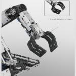 VANLINNY Robot Arm Kit, Robotic Arm for Kids Adults, Programmable Multi-Axis Robotic Arm, 1029 Blocks STEM Project, Engineering & Coding,Multi-Angle Rotation,APP & Remote Control,Rechargeable Toy.