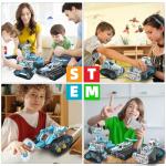 Suplanet STEM Robot for Kids Ages 8-14, 5-in-1 Remote Control and APP Programmable Robot Toys - 720 Pcs DIY Building Science Educational Kit, Building Block Birthday Present for Teen Boys Girls