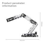 VANLINNY Robot Arm Kit, Robotic Arm for Kids Adults, Programmable Multi-Axis Robotic Arm, 1029 Blocks STEM Project, Engineering & Coding,Multi-Angle Rotation,APP & Remote Control,Rechargeable Toy.