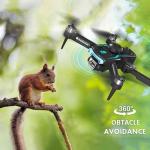 Drone with Camera for Adults 1080P HD,Mini Drone with Obstacle Avoidance 50 Min Long Flight Time,Foldable RC Quadcopter with Brushless Motor for Beginner,Dual Camera Drone from Techwonderz