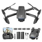 DEERC Drone with Camera 1080P, D20S FPV Mini Drones for Kids Adults Beginner; Foldable RC Quadcopter with Brushless Motor, 2 Batteries, Altitude Hold, Optical Flow, 3D Flips, Toy Gifts for Boys Girls