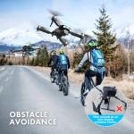 Drone with Camera for Adults 1080P HD,Mini Drone with Obstacle Avoidance 50 Min Long Flight Time,Foldable RC Quadcopter with Brushless Motor for Beginner,Dual Camera Drone from Techwonderz