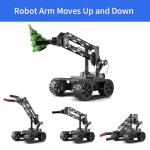 VANLINNY Robot Kit, STEM Toys for Boys Age 8-12, Robotic Arm for Kids Age 8+, 4-DOF Electronic Programming DIY Robots for Girls, Educational Science Building Kit, Cool Birthday Gifts for Kids.