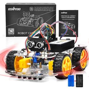 OSOYOO V2.1 Smart IOT Robot Car Kit for Arduino - Early STEM Education for Beginner and Teenager – Learn Circuit, Sensor - Get Hands-on Experience on Programming, Electronics Assembling, Robotics