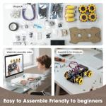 ACEBOTT Robot Kit, Robotics for Kids Ages 8-12 12-16, STEM Toys for Boys with Remote & App Control, Arduino & Scratch Compatible, Science Kits for Kids Age 8-12 12-16, Gift for Boys & Girls(Yellow)
