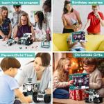 BEHOWL Technique Car Building Blocks Set, 13in1 Remote & APP Control Tracked Racer/Robot/Truck/Tank/Plane, STEM Kits for Kids Age 8-10, Building Toy Gifts for Boys Girls 8-16, (550 PCS)