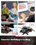 WhalesBot Rocky Smart Robot Car Coding & Remote Control Kit for Kids 8-16, Modular/Scratch/Python/C Programming, Educational Engineering Science Toy Set with Multiple Sensors and Smart Controller