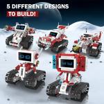 OUTOGO 5-in-1 STEM Robot Building Kit with Remote Control & APP, Science Robot Educational Toys for Kids Age 8-16, Birthday Gifts for Boys Girls with 358 Piece