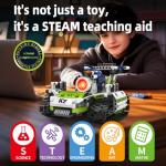 STEM Robot Building Kit Toys for Kids Ages 8-12,2025 New 5 In1 STEM Toys Robotics Set for Boys Girls,337 Pcs Blocks App & Remote Control Robot Building Set, Science Set for Kids Age 8 9 10 11 12+