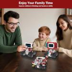 OUTOGO 5-in-1 STEM Robot Building Kit with Remote Control & APP, Science Robot Educational Toys for Kids Age 8-16, Birthday Gifts for Boys Girls with 358 Piece