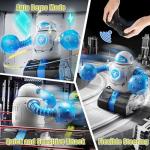 cxjoigxi Remote Control Fighting Robots Set of 2, RC Ejecting Battle Bots with Adjustable Sound & Light, Fun Electronic Battle Robot Toys, Christmas Birthday Gifts for Age 6+ Year Old Kids Boys