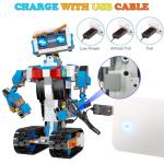 okk Robot Building Toys for Boys, STEM Projects for Kids Ages 8-12, Remote & APP Controlled Engineering Learning Educational Coding DIY Building Kit Rechargeable Robot Toy Gifts for Girls