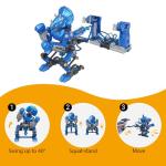 LITTCO Dinosaur Hydraulic Boxing Bots STEM Experiment Kit | Build 2 Hydraulic-Powered Dino Robots | Learn Hydraulic Systems | Fun T-Rex Robot Duel for Kids Ages 6-12
