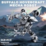 Loyratche Transforming Mech Robot Building Blocks Set, 4 Kinds of Destroy Warrior City Mecha Action Figure with Weapons, Cool Creative Robots Toys Gift for Teens Boys (1448 PCS)