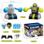 cxjoigxi Remote Control Fighting Robots Set of 2, RC Ejecting Battle Bots with Adjustable Sound & Light, Fun Electronic Battle Robot Toys, Christmas Birthday Gifts for Age 6+ Year Old Kids Boys