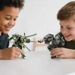 Loyratche Transforming Mech Robot Building Blocks Set, 4 Kinds of Destroy Warrior City Mecha Action Figure with Weapons, Cool Creative Robots Toys Gift for Teens Boys (1448 PCS)