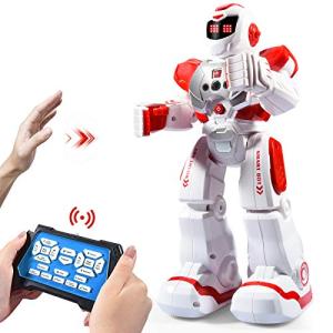Onadrive RC Smart Robot Toys for Kids, Intelligent Programmable Robot with Infrared Controller, Gesture Sensing, Singing, Dancing, Christmas Stocking Stuffers Birthday Gift for 3-12+ Years Boys Girls