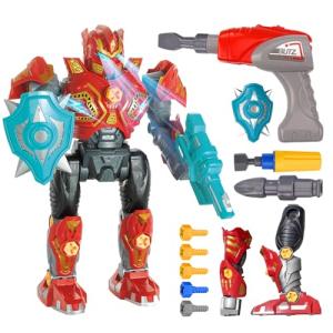 AXWATDEI Take Apart Robot Toys for for 4-6 Years Old Boys, Robot Toys with Sounds, Christmas Birthday Gifts for Kids 5-12, Assembly Set with Drill