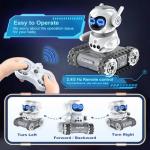 DLAGOMLIFE Remote Control Robot with LED and Music,Rechargeable Walkie Talkie Robot Toys for Kids, Auto-Demonstration Robot with Gesture Sensing,Birthday Gifts for Children.