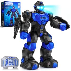 JUZUXI Robot Toys for Kids 6-8: Programmable Remote Control Robots with Intelligent Gesture Sensing, Rechargeable Smart Dancing Robot for Ages 3 4 5 6 7 8 12 Years Old Boy Girl