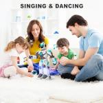 Remote Voice Control Large Robot: Intelligent Programmable Popular Science Story Toys with Gesture Sensing Presents for Kids