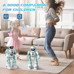 SIMREX Kids Robot Toys, Remote Control Robot, Programmable Robot with Recorded Voice Music Dance Gesture Control, Gift for Toddler Boys and Girls