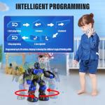 JUZUXI Robot Toys for Kids 6-8: Programmable Remote Control Robots with Intelligent Gesture Sensing, Rechargeable Smart Dancing Robot for Ages 3 4 5 6 7 8 12 Years Old Boy Girl