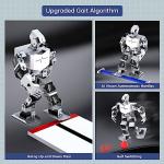 HIWONDER AI Intelligent Visual Humanoid Robot Powered by Raspberry Pi 5 4GB,DIY Robot Kits for Teens and Adults Supports App,Python Programming,PC Software and VNC Remote Desktop Control（Pro Kit）