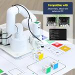 Yahboom 7Axis Collaborative Robot Arm for Jetson Orin NX Super 16GB 157TOPS AI Visual Recognition, Movelt, APP Control,ROS Education with Adaptive Gripper