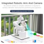 Yahboom 7Axis Collaborative Robot Arm for Jetson Orin NX Super 16GB 157TOPS AI Visual Recognition, Movelt, APP Control,ROS Education with Adaptive Gripper