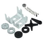 150KG Robot Servo Motor 12V High Torque Steel Gear Digital Steering Servo for RC Vehicles, Robotic Arms, Humanoids, and More – with Mount Brackets (270 Degrees)