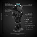 Robosen Interstellar Scout K1 PRO – The Ultimate Robot Gift for Kids and Tech Enthusiasts, with Voice Control, 17 Servo Motors, and App Integration, 13.7-inch