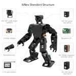 HIWONDER AiNex ROS Education AI Vision Humanoid Robot Powered by Raspberry Pi 5 Biped Inverse Kinematics Algorithm Learning Teaching Kit Standard Kit (Pi 5 8GB)