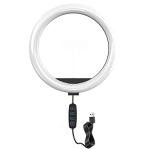 LED Ring Light 14" 360 Photo Booth Accessories,for Live Streaming & YouTube Video, Dimmable Desk Makeup Ring Light for Photography, Shooting with 3 Light Modes & 10 Brightness Level