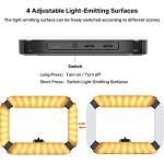 Smartphone Video Rig PICTRON U200 Handheld LED Ring Light Selfie Light Phone Video Stabilizer for Camera, Smartphone, Action Camera, YouTube, Setup, Filmmaking, Makeup, Vlogging