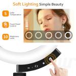 Aureday 12'' Ring Light with 62'' Tripod Stand and Magnetic Phone Holder, LED Ringlight with Selfie Wireless Remote, Circle Lighting for Video Recording, Makeup, TikTok, Photography