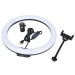 12 Inch LED Light, 3200K-5600K USB 12W with Ball Head Phone Clip for Makeup Live Stream and YouTube Video Productionl, LED Lamp