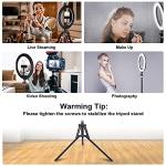 13" Selfie Ring Light with 76" Tripod Stand & 3 Phone Holder, LED Camera Ringlight with 48 RGB Colors Modes & Musical Rhythm Mode and 12 Brightness Dimmable for Makeup/Photography/Videos/Vlog/TikTok