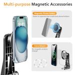 Aureday 12'' Ring Light with 62'' Tripod Stand and Magnetic Phone Holder, LED Ringlight with Selfie Wireless Remote, Circle Lighting for Video Recording, Makeup, TikTok, Photography