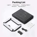 Smartphone Video Rig PICTRON U200 Handheld LED Ring Light Selfie Light Phone Video Stabilizer for Camera, Smartphone, Action Camera, YouTube, Setup, Filmmaking, Makeup, Vlogging