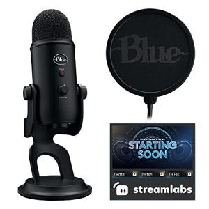 Blue Yeti Streaming Micophone Kit with Microphone for PC/Mac/PS4/PS5