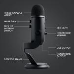 Blue Yeti Streaming Micophone Kit with Microphone for PC/Mac/PS4/PS5