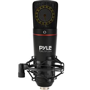 XLR Computer Microphone Kit - Audio Cardioid Condenser Studio Mic w/ 34mm Membrane Capsule, Desktop Stand, Shock Mount, Travel Case, Pop Filter, For Gaming Streaming Recording Podcasting Youtube