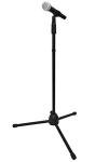 Rockville Wired Pro MIc Kit 1 - High-End Metal Microphone+Mic Stand+Carry Bag+Cable, Black