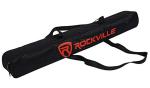 Rockville Wired Pro MIc Kit 1 - High-End Metal Microphone+Mic Stand+Carry Bag+Cable, Black
